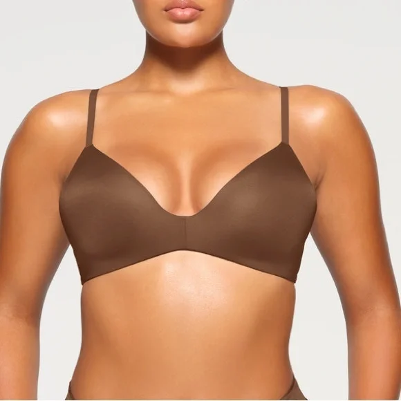 🤎SKIMS WIRELESS FORM T SHIRT BRA JASPER 34C - Picture 3 of 6